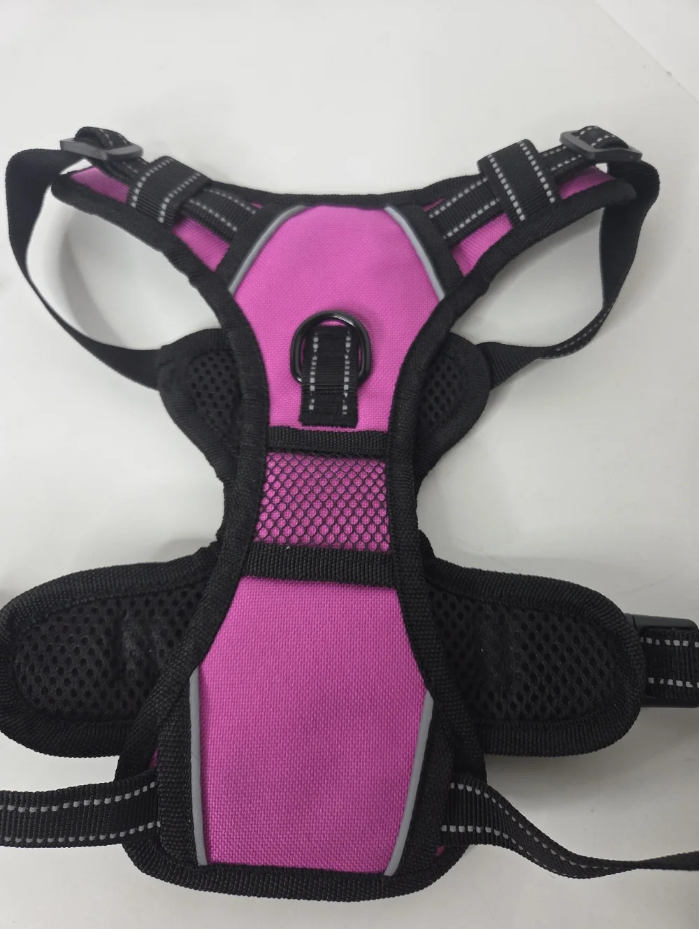 Pet & Cuddle Easy Walk No-Pull Soft Adjustable Dog Harness Hot Pink Size M